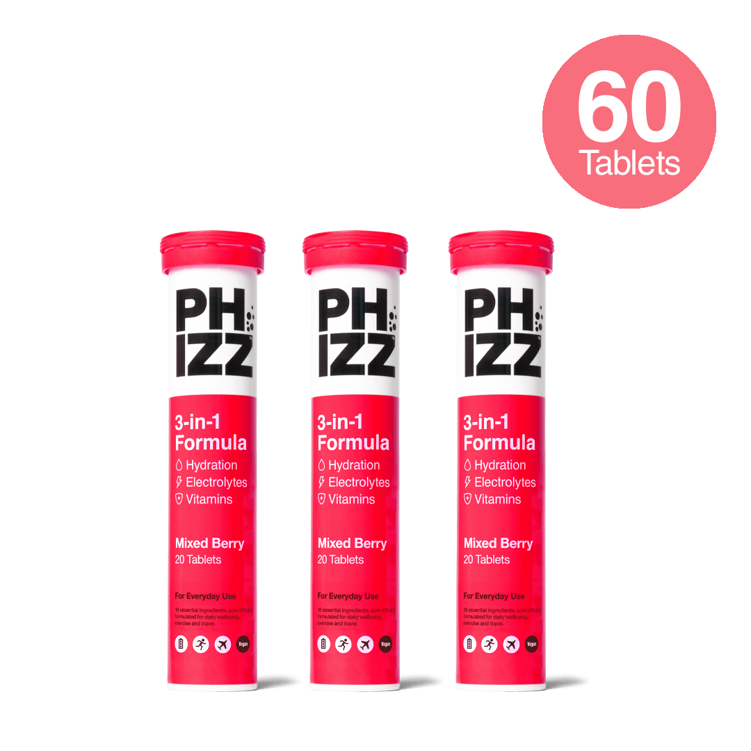 3-in-1 Hydration, Electrolytes & Vitamins Tablets