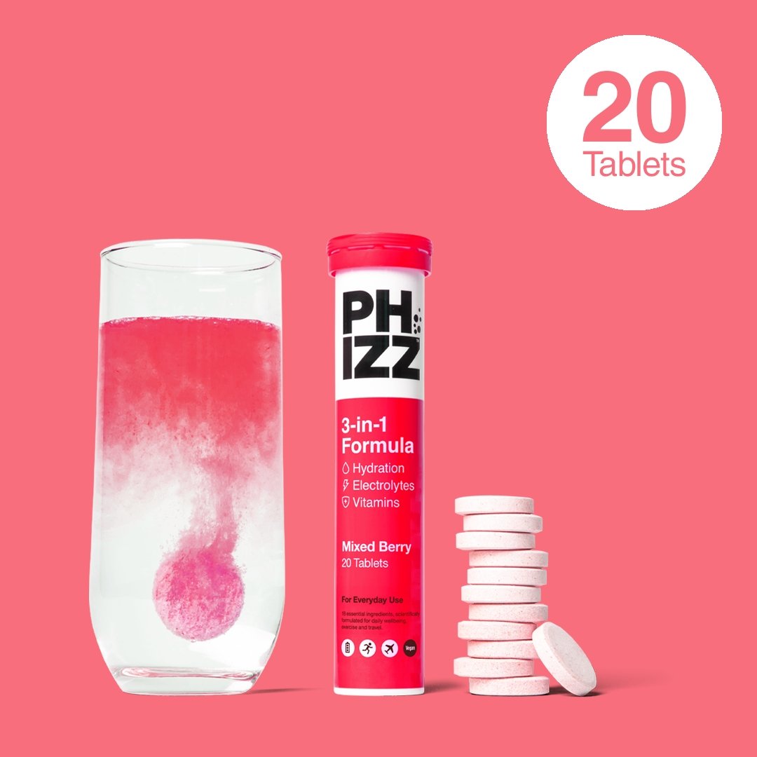 3-in-1 Hydration, Electrolytes & Vitamins Tablets