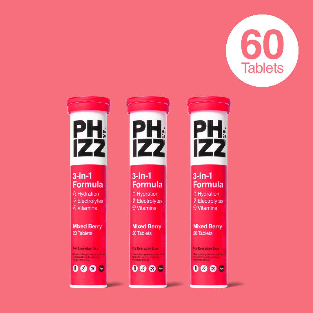 3-in-1 Hydration, Electrolytes & Vitamins Tablets