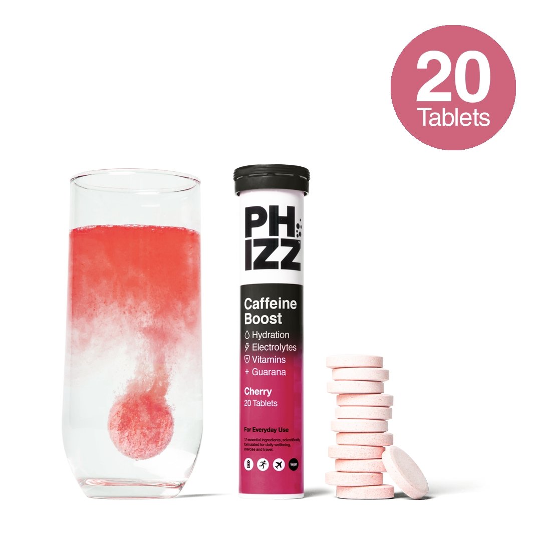 Caffeine Boost 3-in-1 Hydration, Electrolytes and Vitamins Effervescent Tablets
