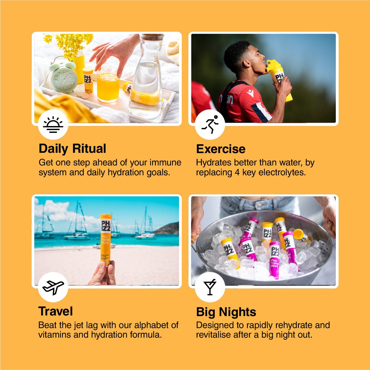 3-in-1 Hydration, Electrolytes & Vitamins Tablets