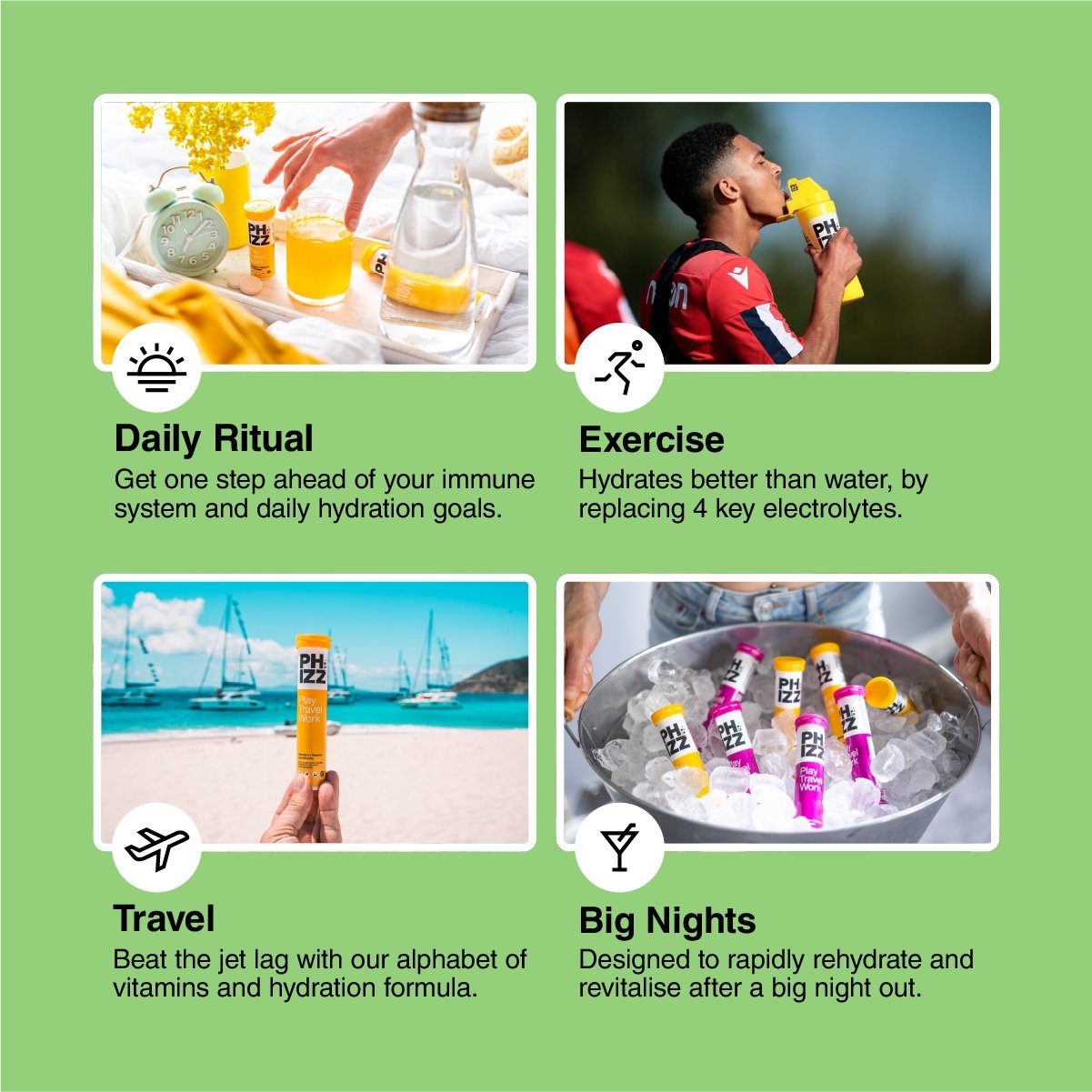 3-in-1 Hydration, Electrolytes & Vitamins Tablets