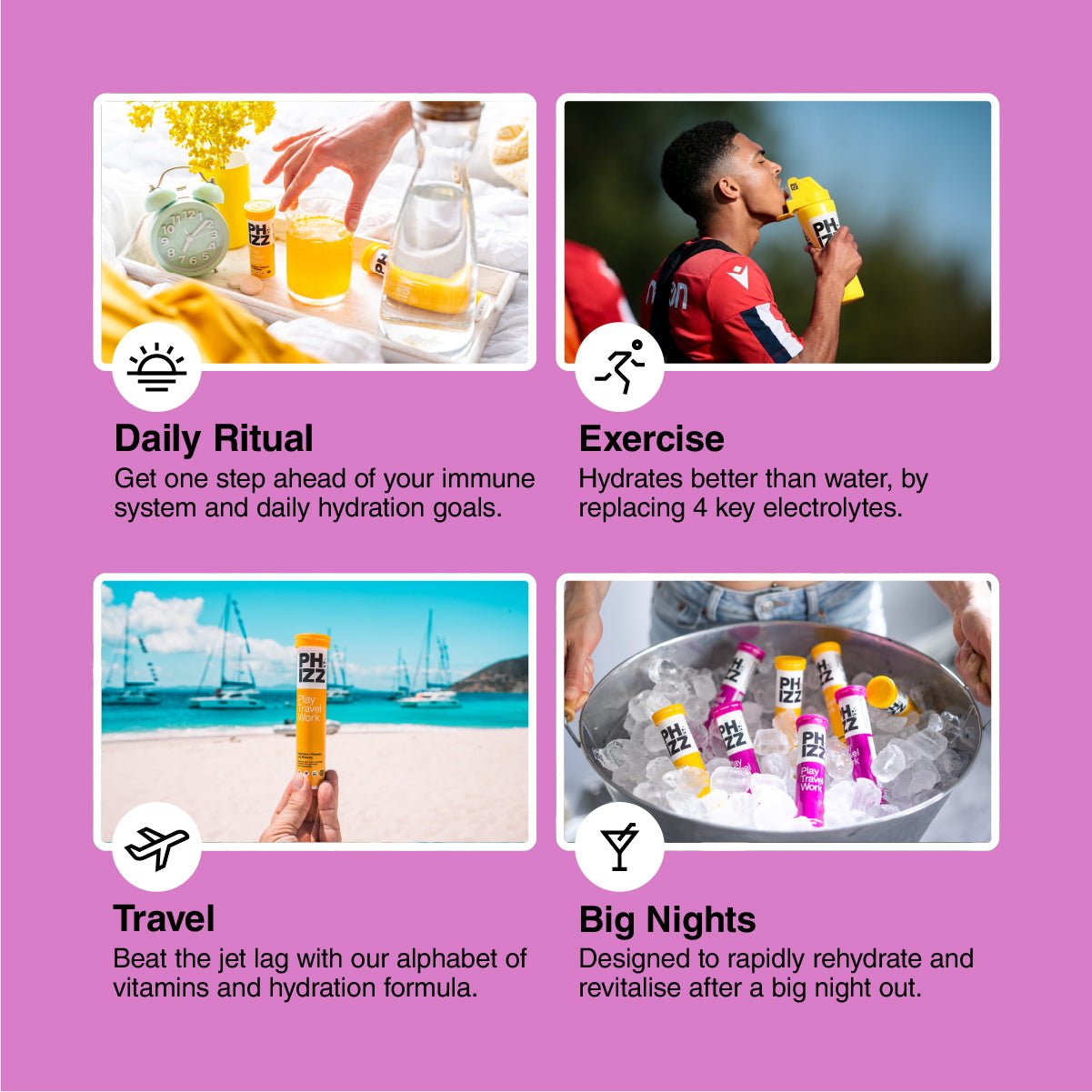 3-in-1 Hydration, Electrolytes & Vitamins Tablets