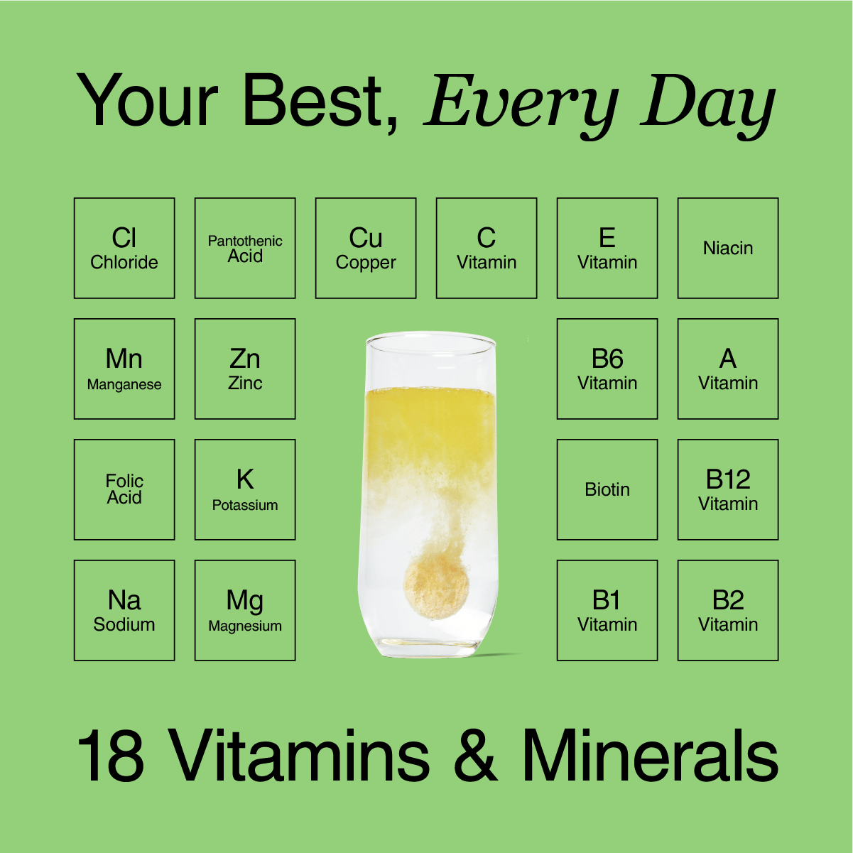3-in-1 Hydration, Electrolytes & Vitamins Tablets