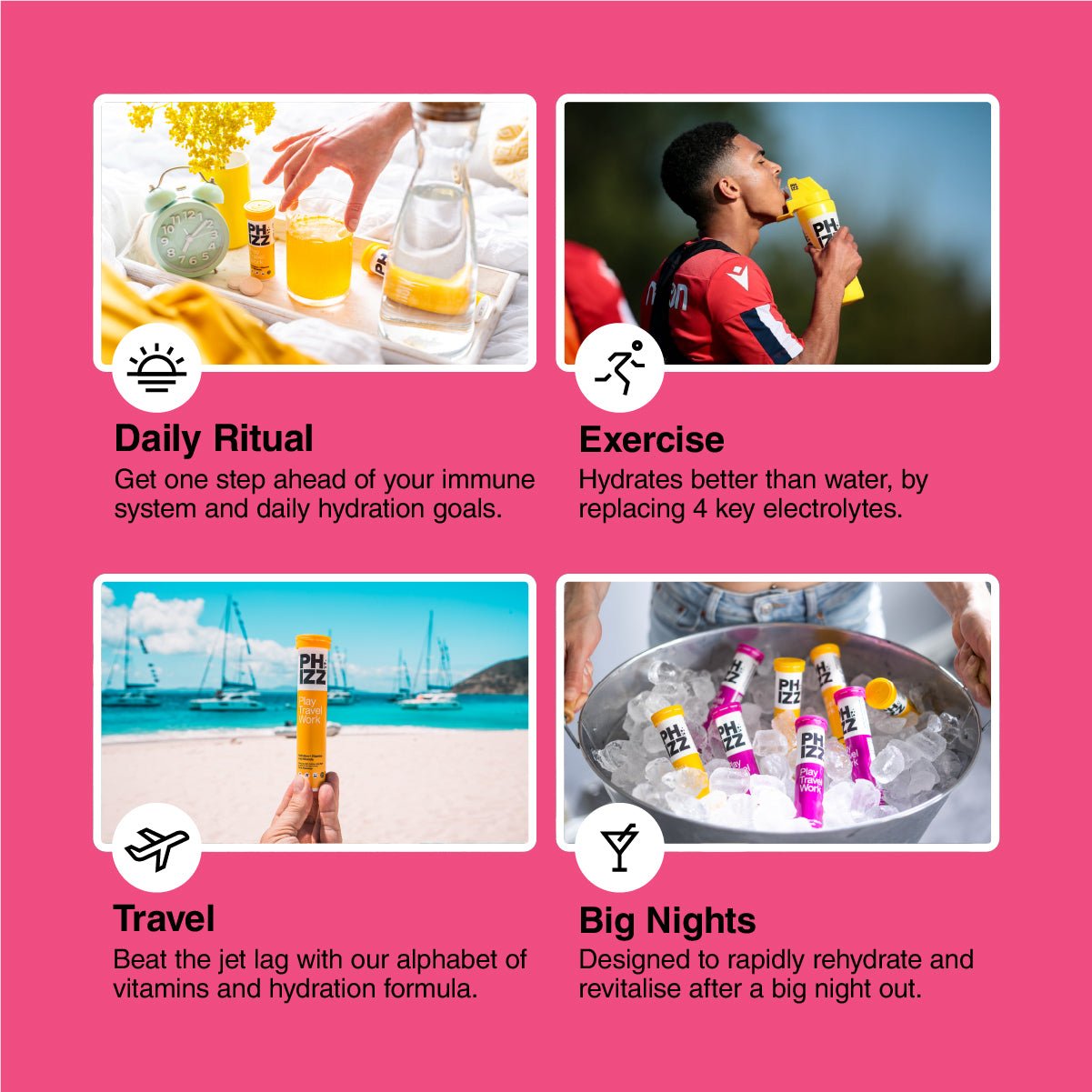 3-in-1 Hydration, Electrolytes & Vitamins Tablets