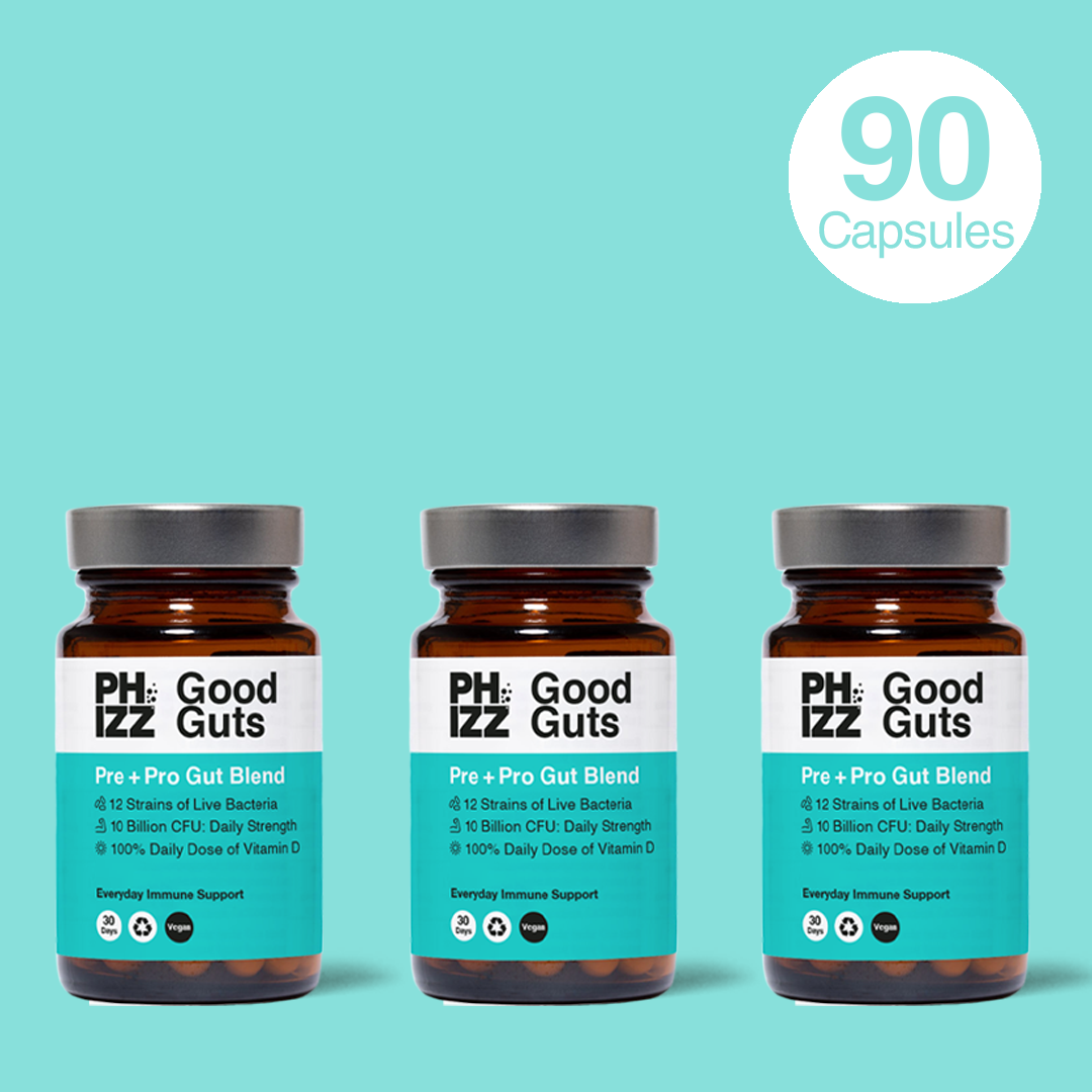Good Guts 12-Strain Multibiotic with Vitamin D (90 capsules)