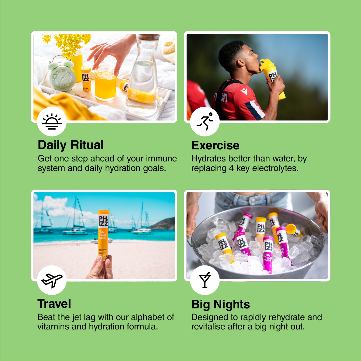 3-in-1 Hydration, Electrolytes & Vitamins Tablets